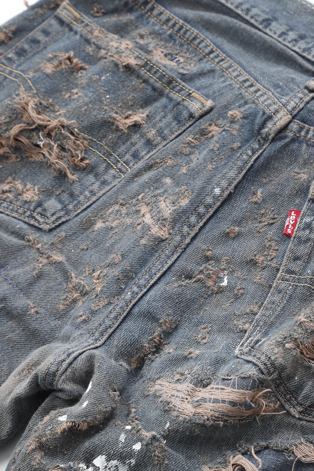 リワークド ダメージ パンツ