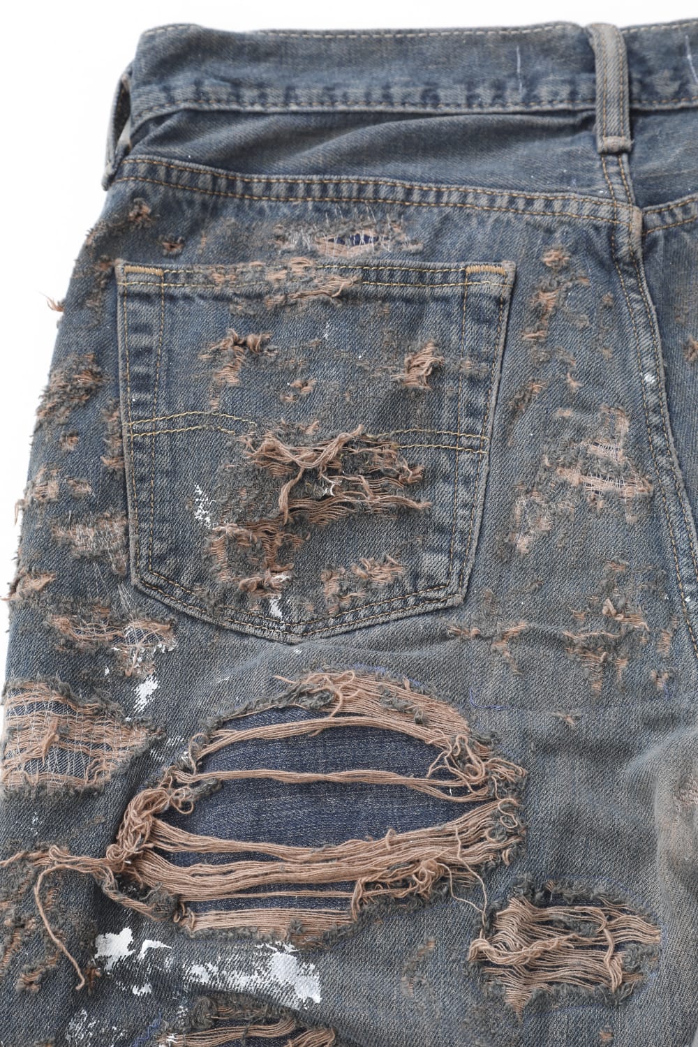 リワークド ダメージ パンツ