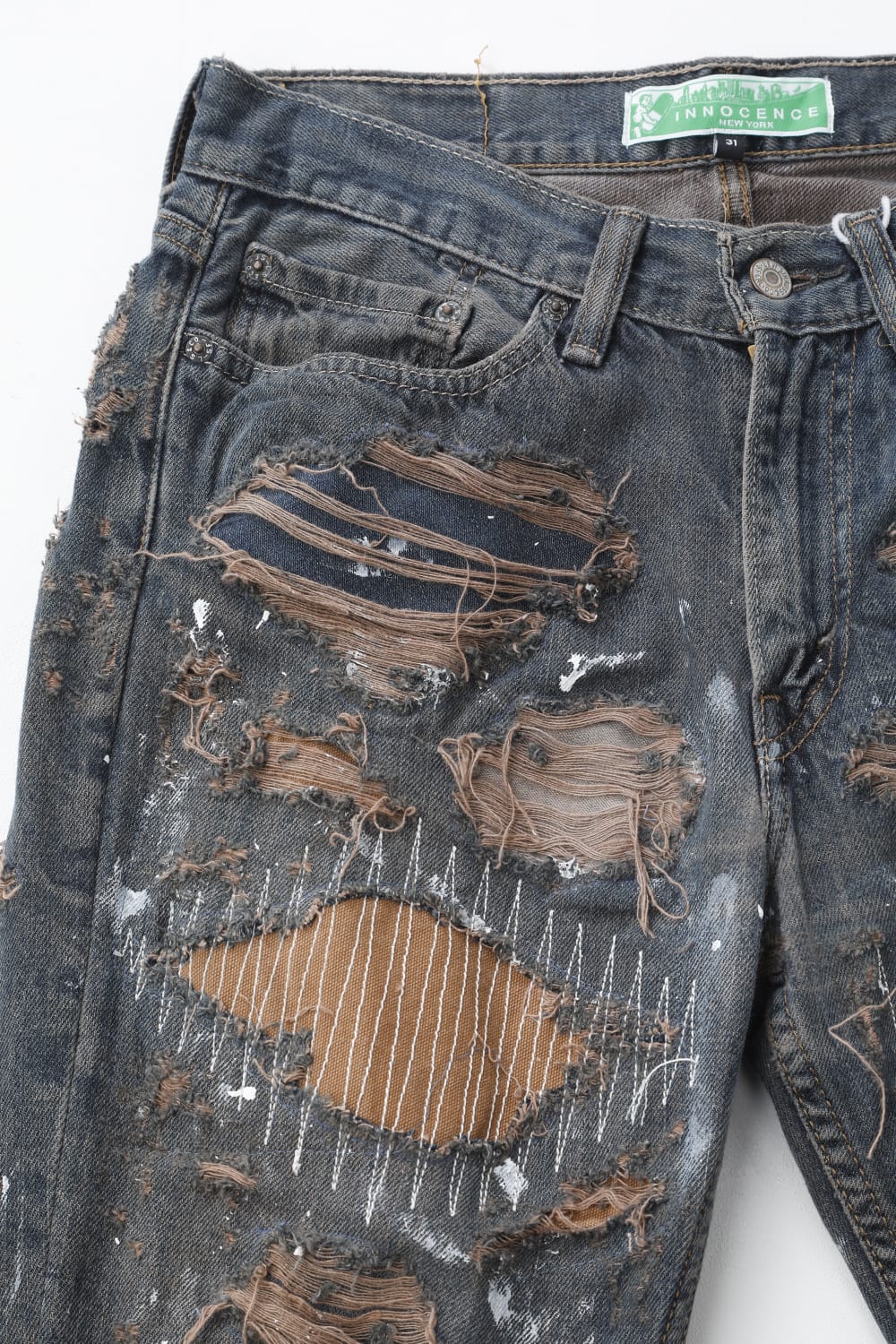 リワークド ダメージ パンツ