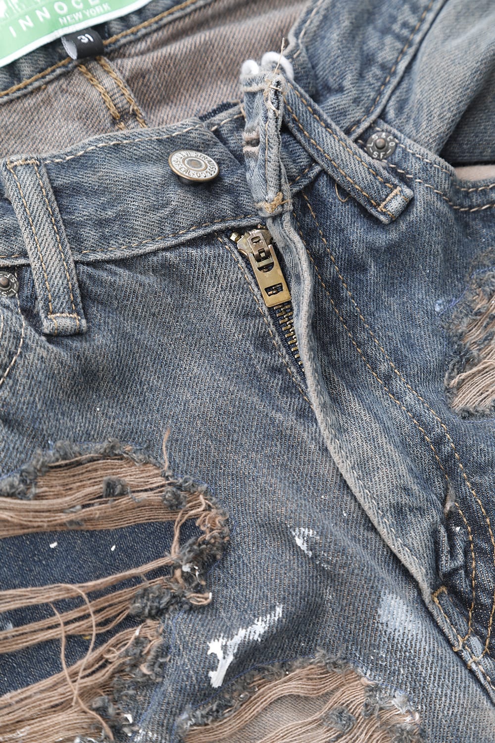 リワークド ダメージ パンツ