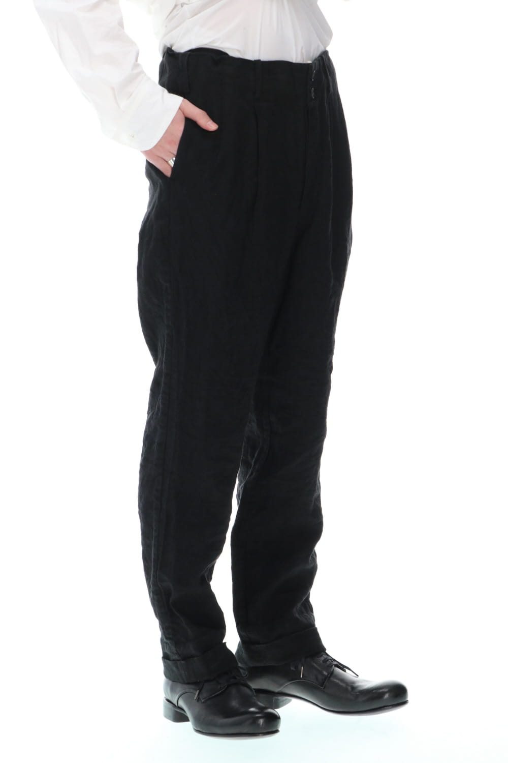 Artist Linen 2 Tuck trousers