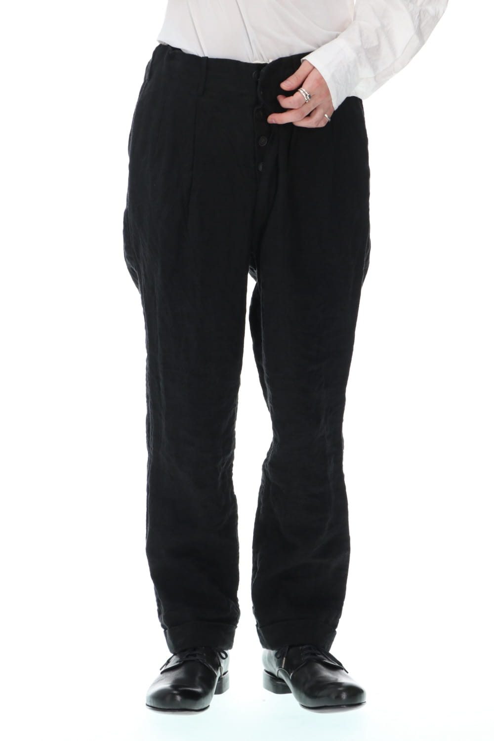 Artist Linen 2 Tuck trousers