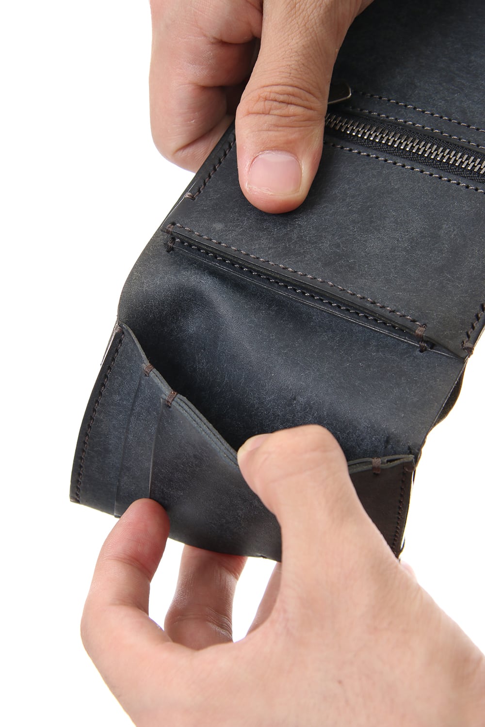 Minimal Trifold Wallet B - Navy