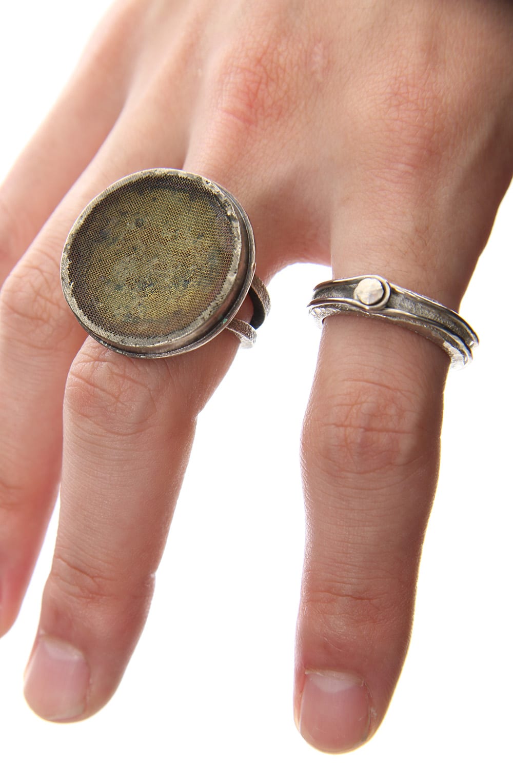 Pin Studded Wire Ring - io-01-130