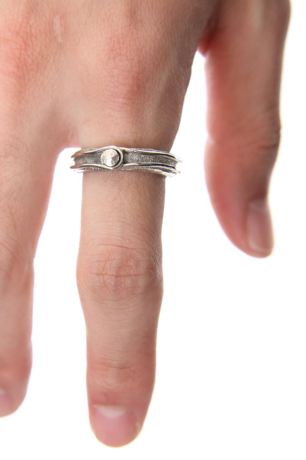 Pin Studded Wire Ring - io-01-130