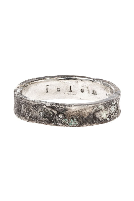 Tree Branch Ring - io-01-215  Mat Rust Gray