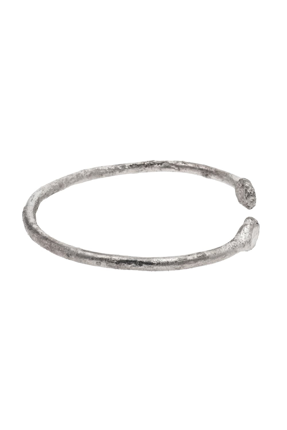 3mm Tree Branch Bangle - io-02-135  Mat White