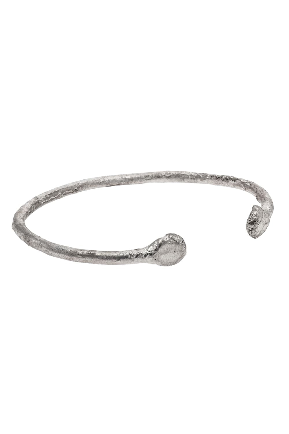 3mm Tree Branch Bangle - io-02-135  Mat White