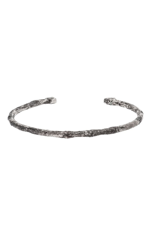 3mm Tree Branch Bangle - io-02-135  Rust Gray