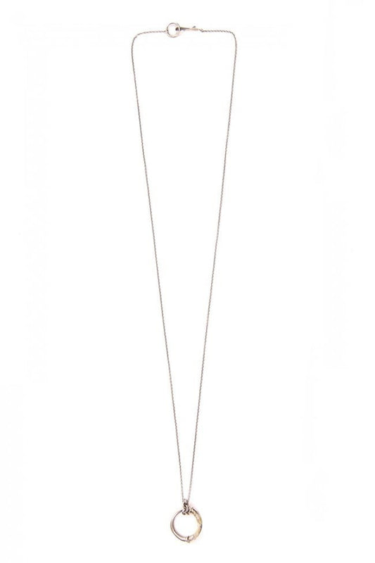 Enamel Ring Necklace - io-03-026