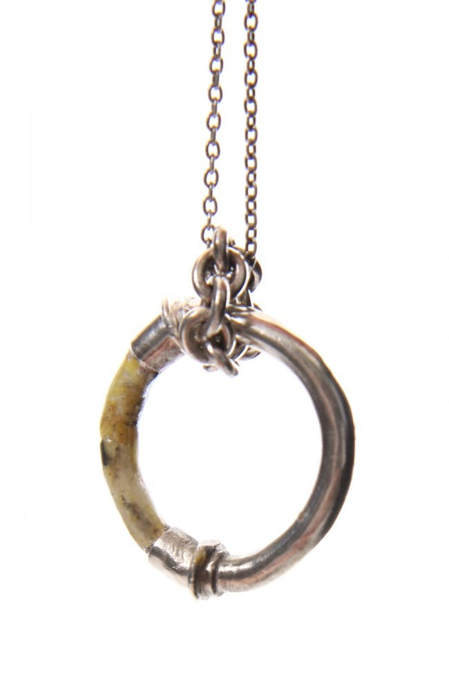 Enamel Ring Necklace - io-03-026
