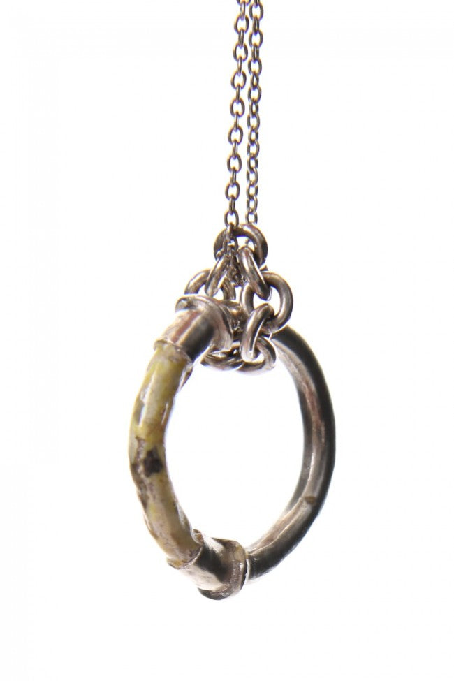 Enamel Ring Necklace - io-03-026