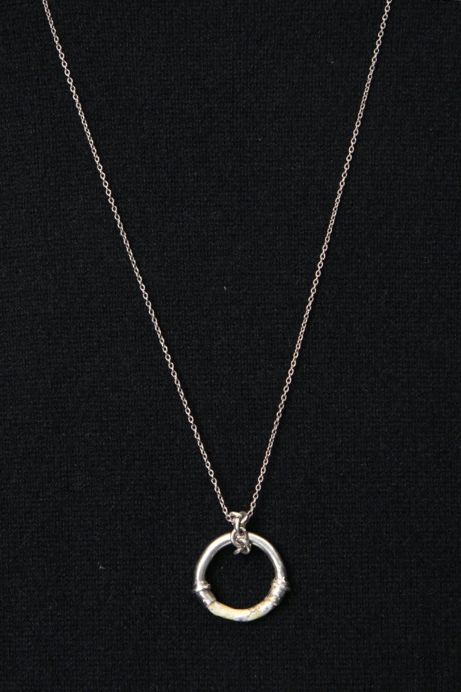 Enamel Ring Necklace - io-03-026