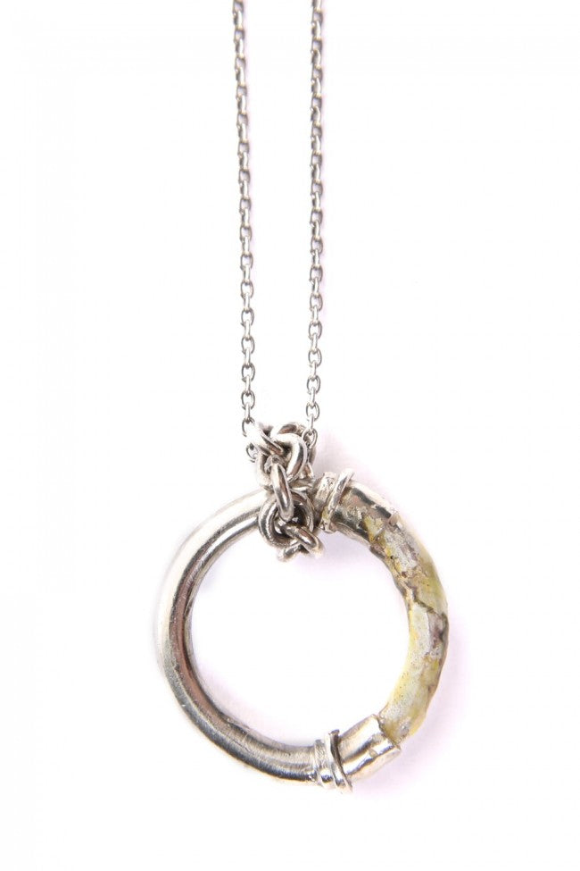 Enamel Ring Necklace - io-03-026