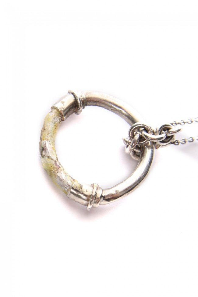 Enamel Ring Necklace - io-03-026