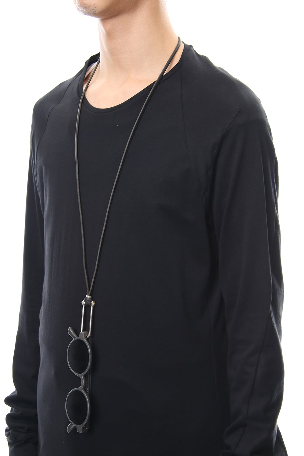 Spectacle holder necklace - io-03-084 Black