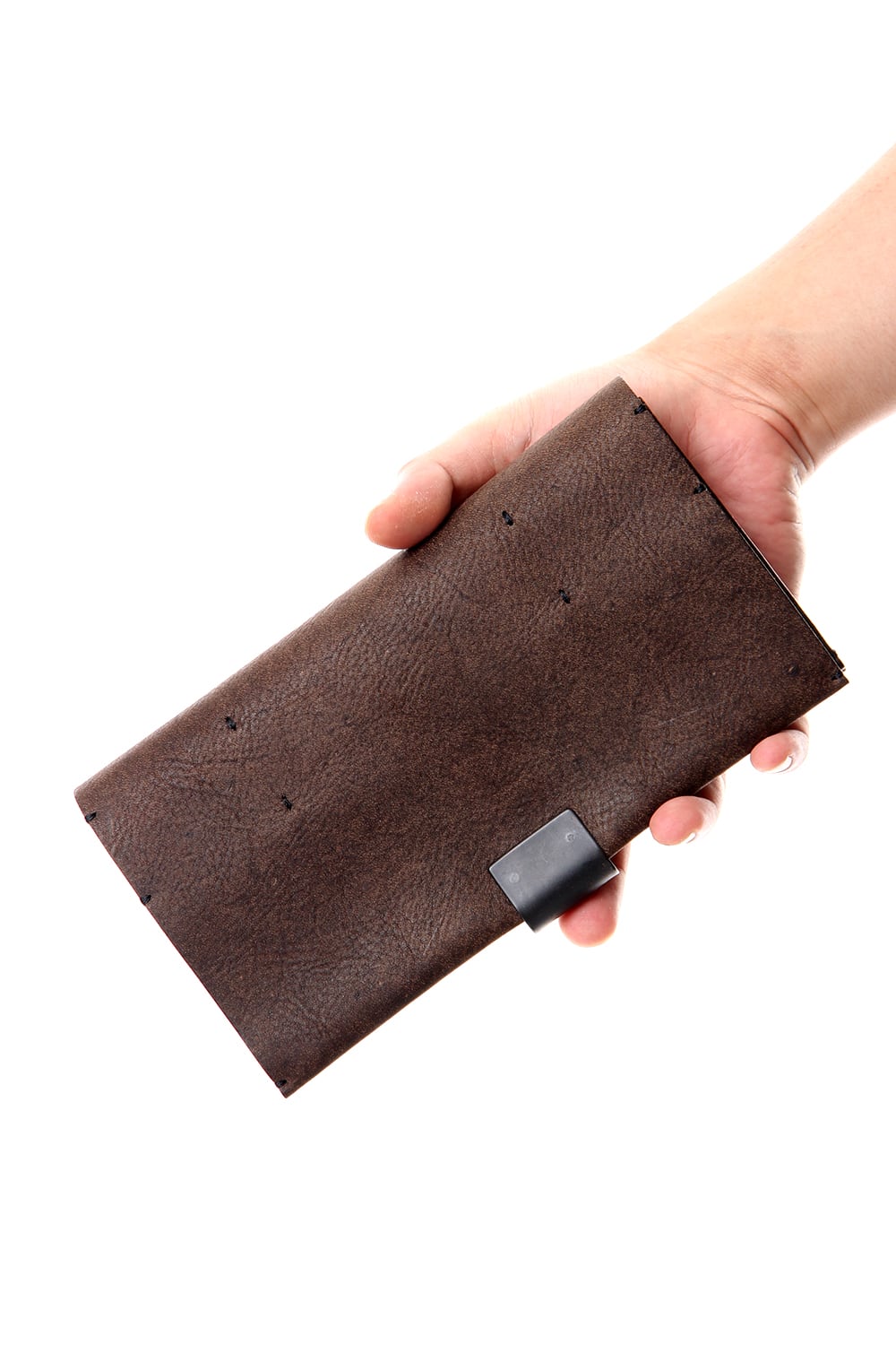 Cow Leather Long Wallet A - Havana Leather