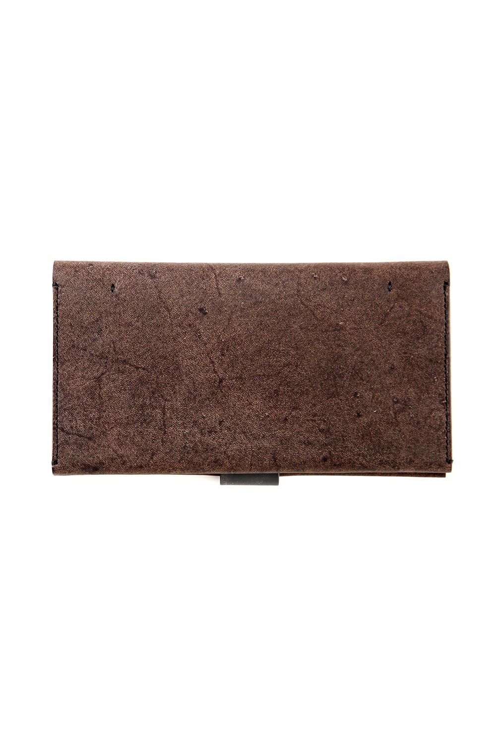 Cow Leather Long Wallet A - Havana Leather