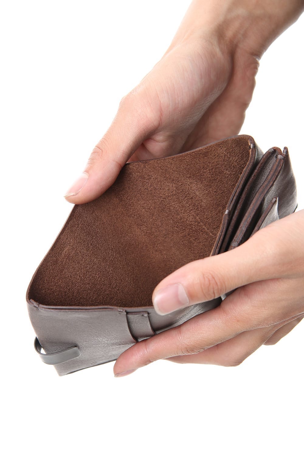 Minimal folded wallet - io-07-014A Castagno