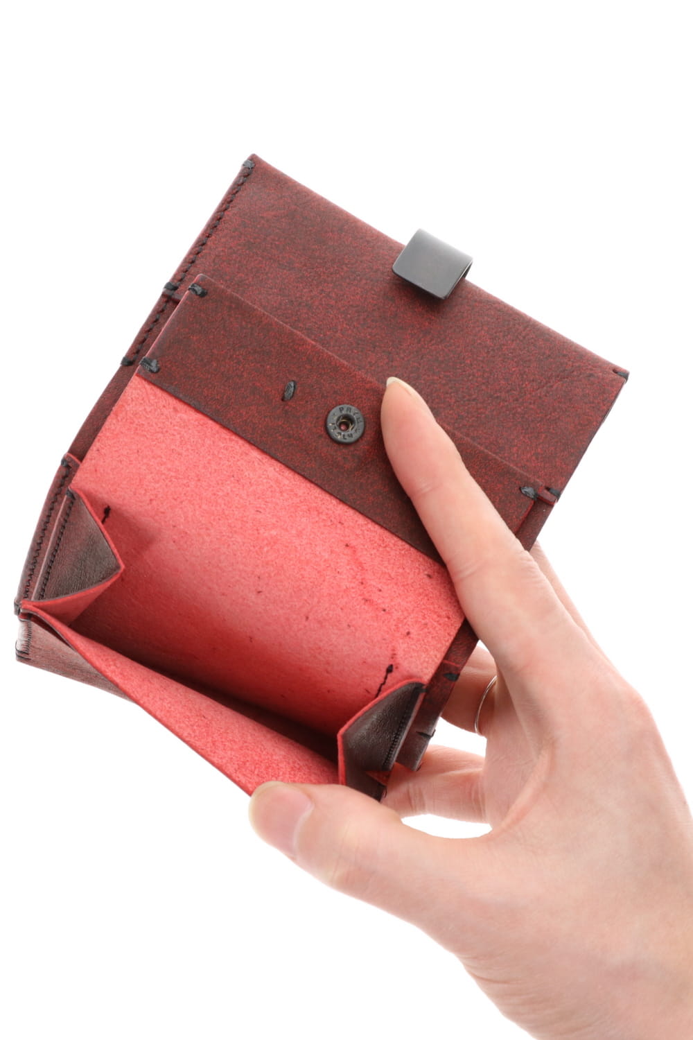 Minimal folded wallet - io-07-014A Habanero