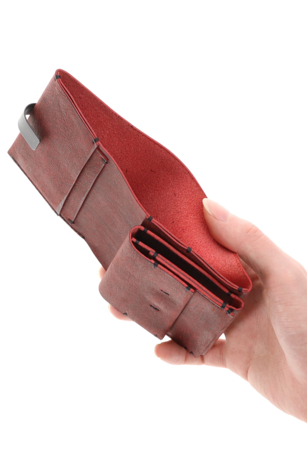 Minimal folded wallet - io-07-014A Habanero