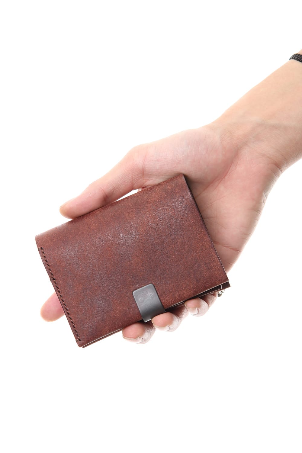 Minimal folded wallet - io-07-014A Tabacco