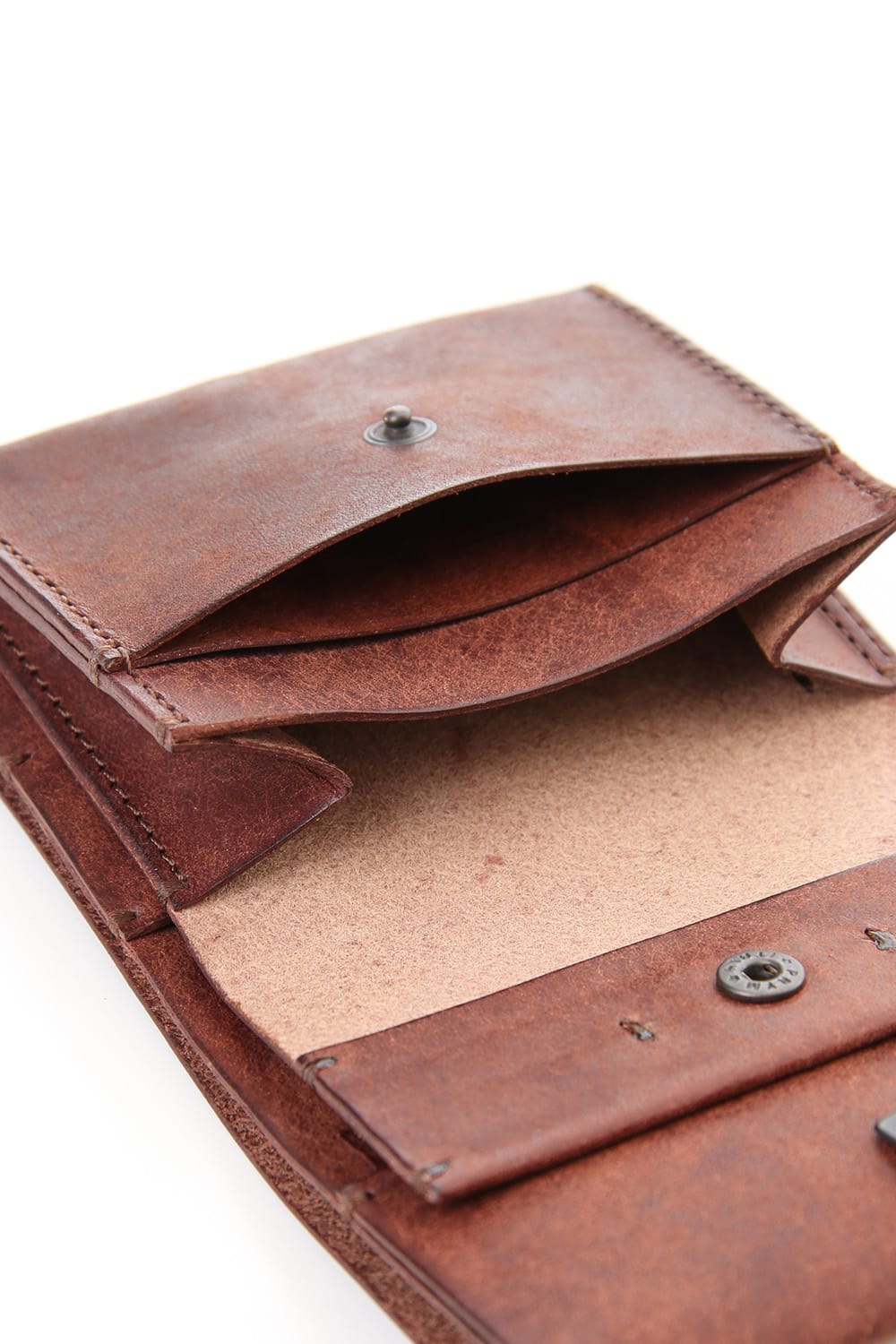 Minimal folded wallet - io-07-014A Tabacco