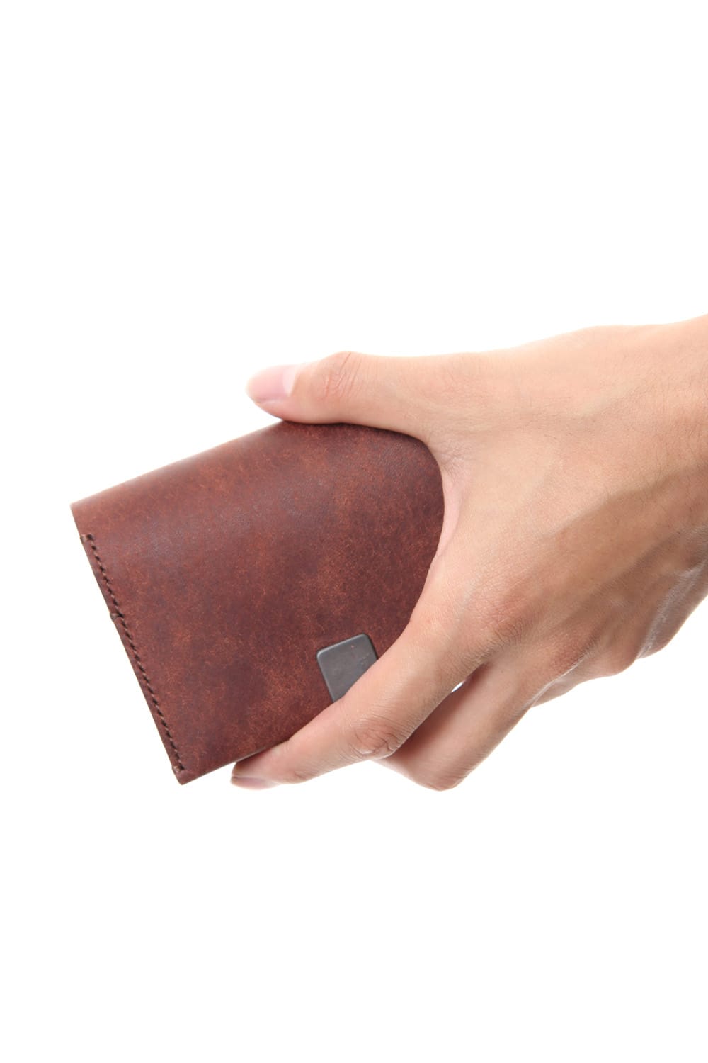 Minimal folded wallet - io-07-014A Tabacco