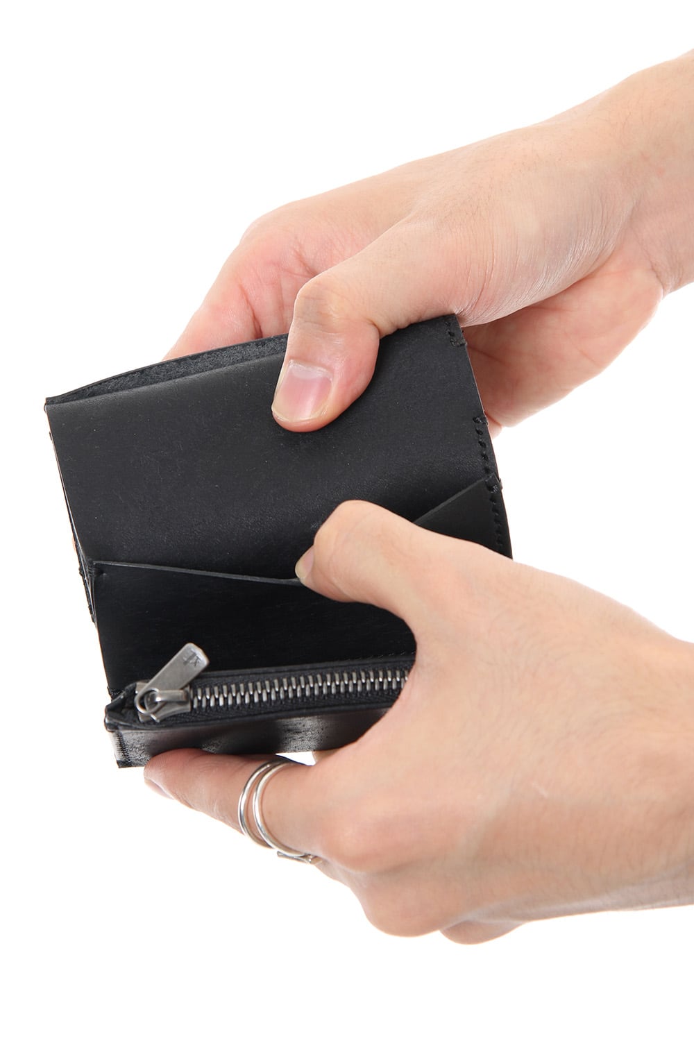 Minimal Trifold Wallet A - io-07-016 Black