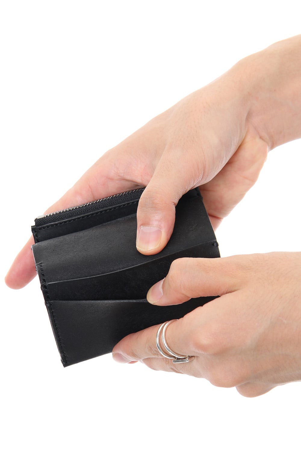 Minimal Trifold Wallet A - io-07-016 Black