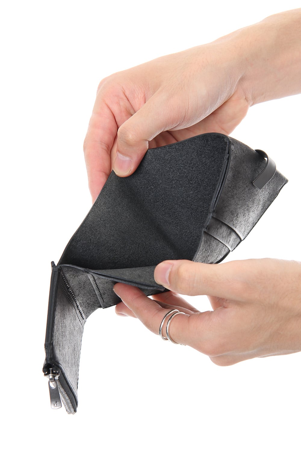 Minimal Trifold Wallet A - io-07-016 Black