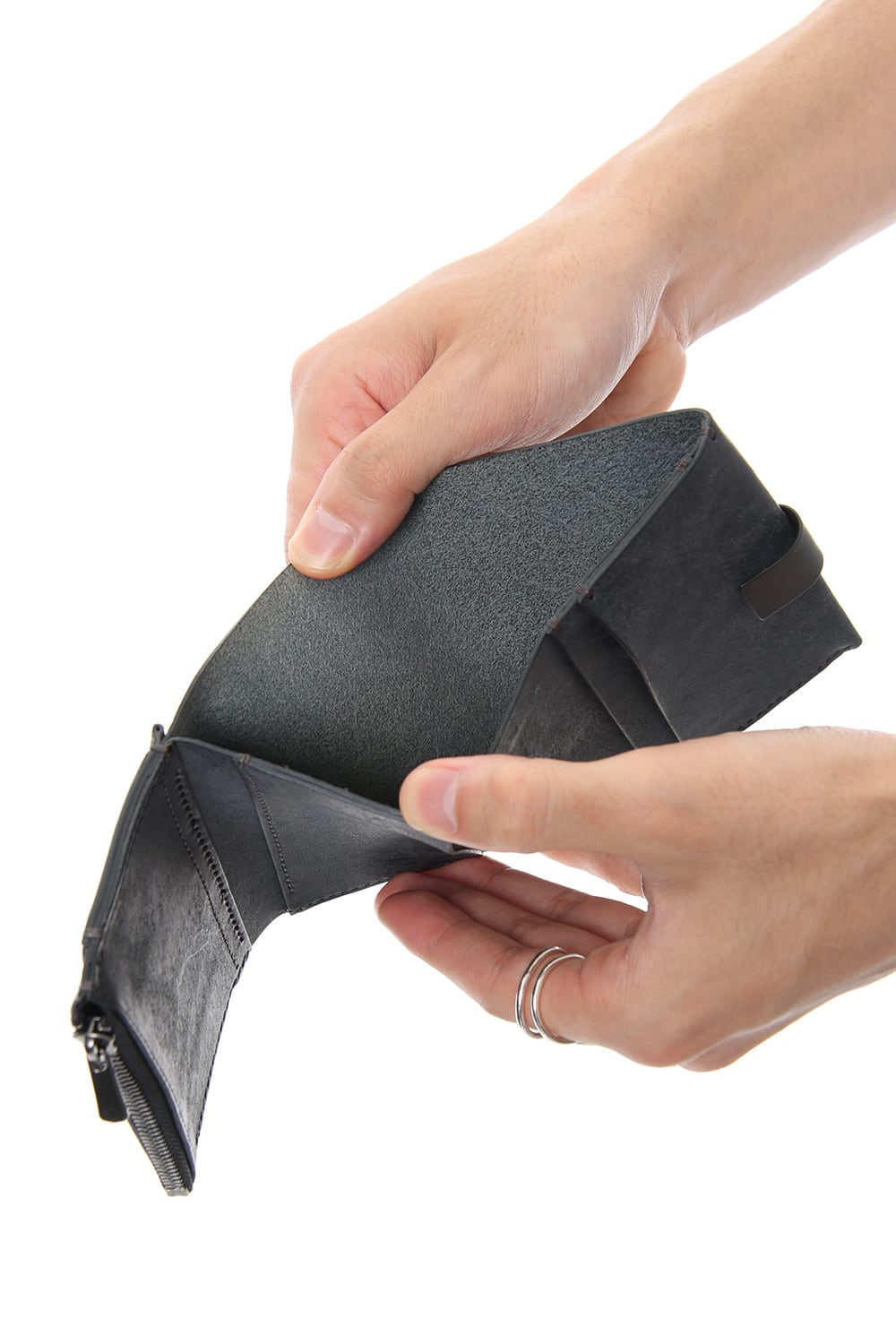 Minimal Trifold Wallet A - io-07-016 Navy