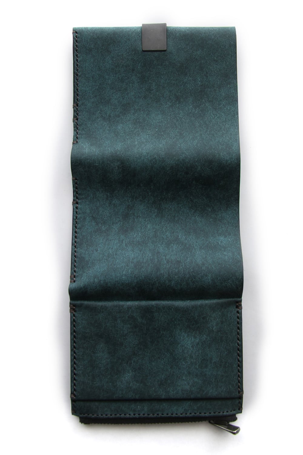 Minimal Trifold Wallet A - io-07-016 Petrolio