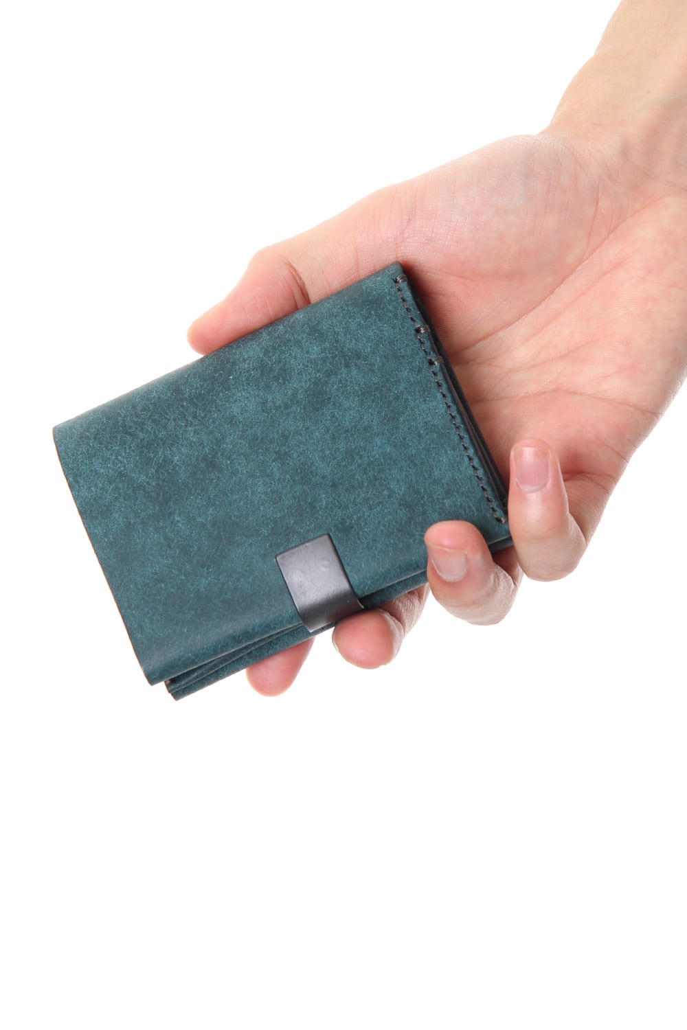 Minimal Trifold Wallet A - io-07-016 Petrolio