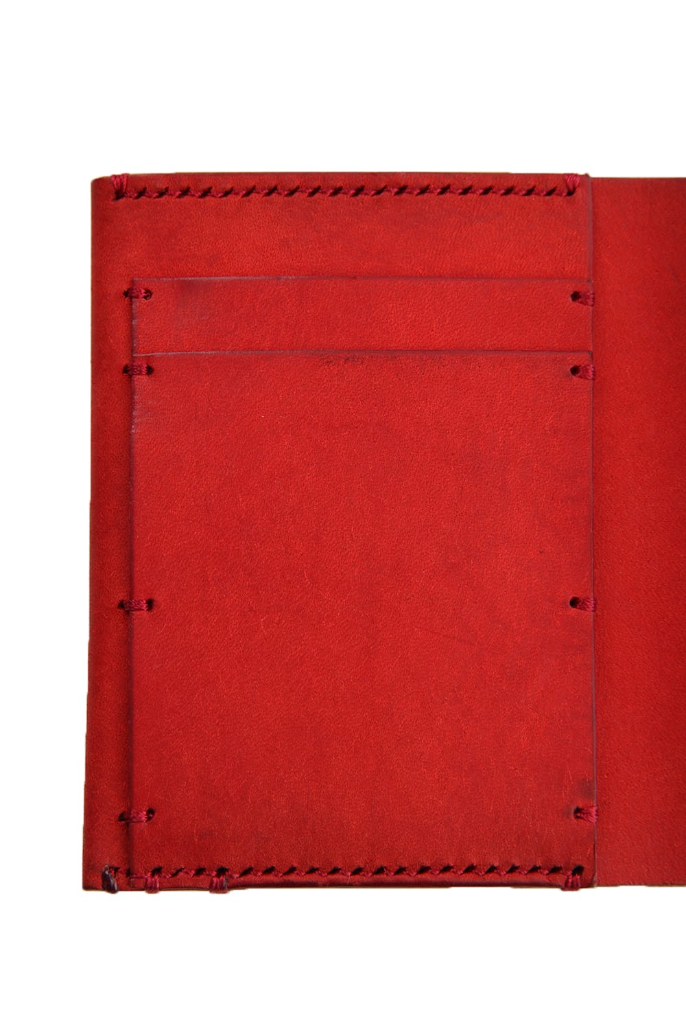 Minimal Trifold Wallet B - Red