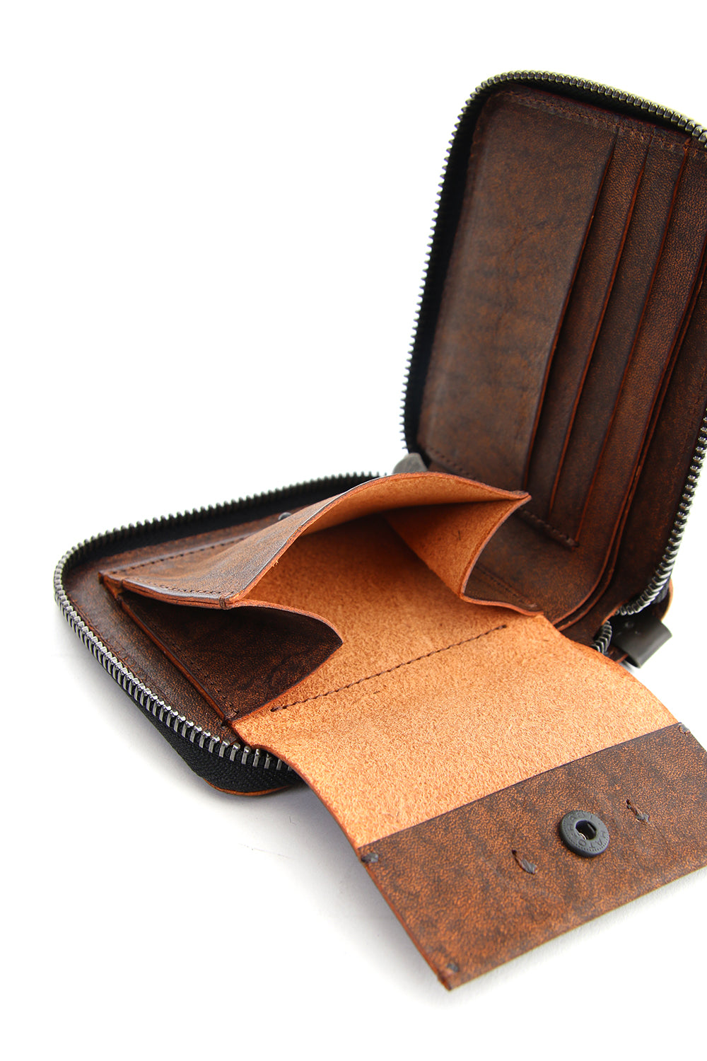 Mini Round Zip Bi-fold wallet - io-07-021