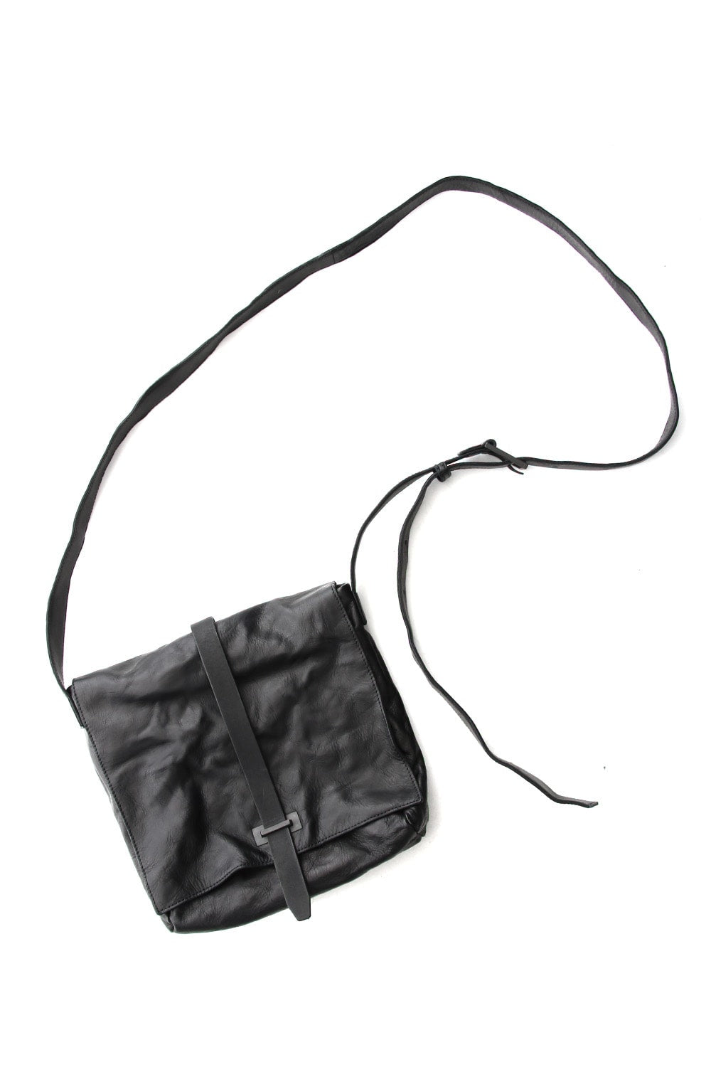 MーBelt hold flap shoulder bag
