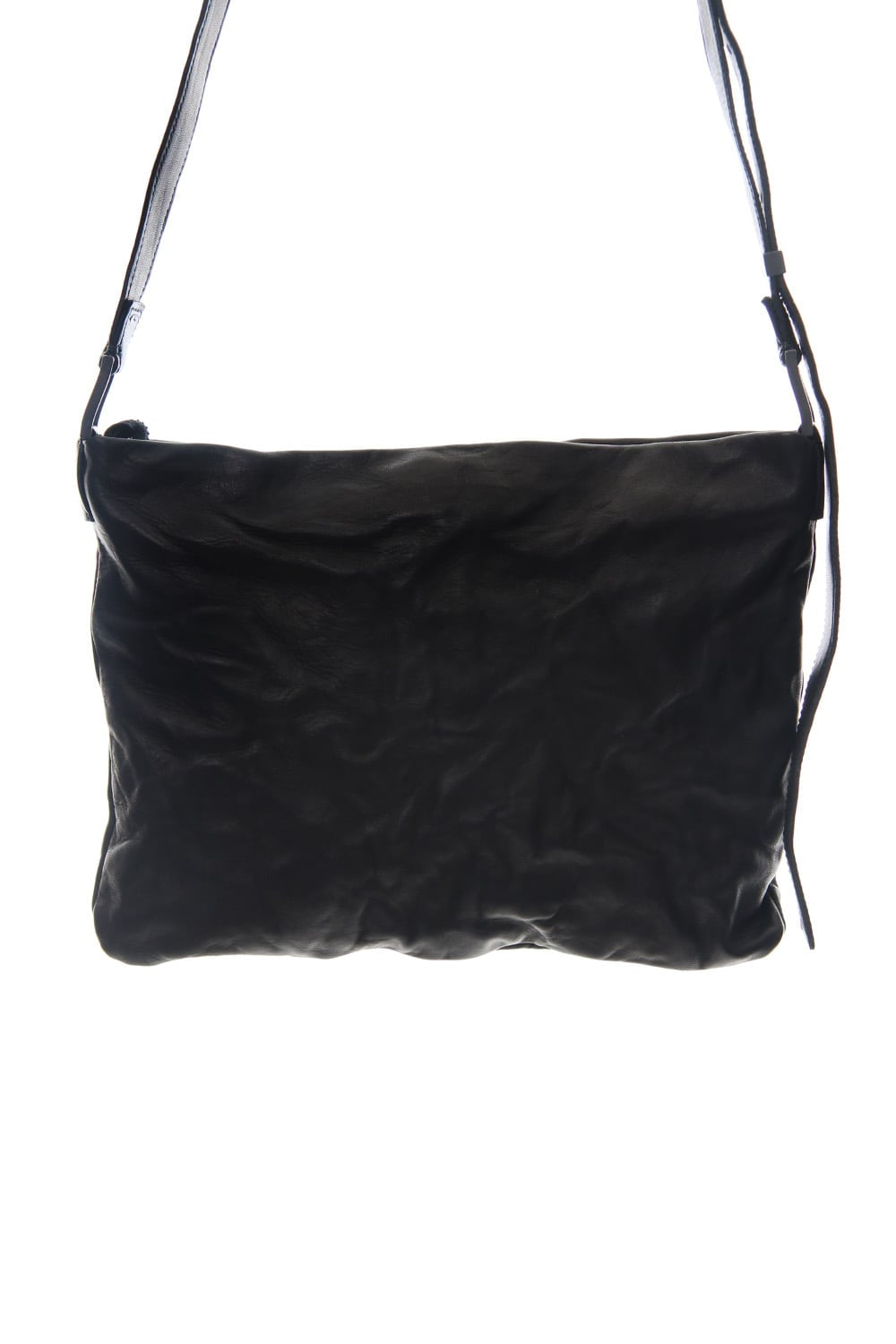 japanese Horse Sacoche Bag Buckle type Black Wash & Oiled