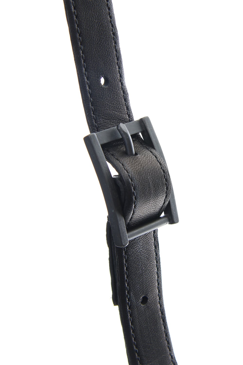 japanese Horse Sacoche Bag Buckle type Black Wash & Oiled