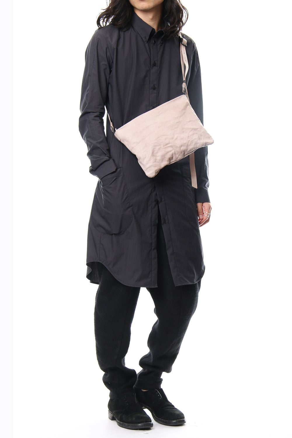 japanese Horse Sacoche Bag Buckle type Grueju Wash & Oiled