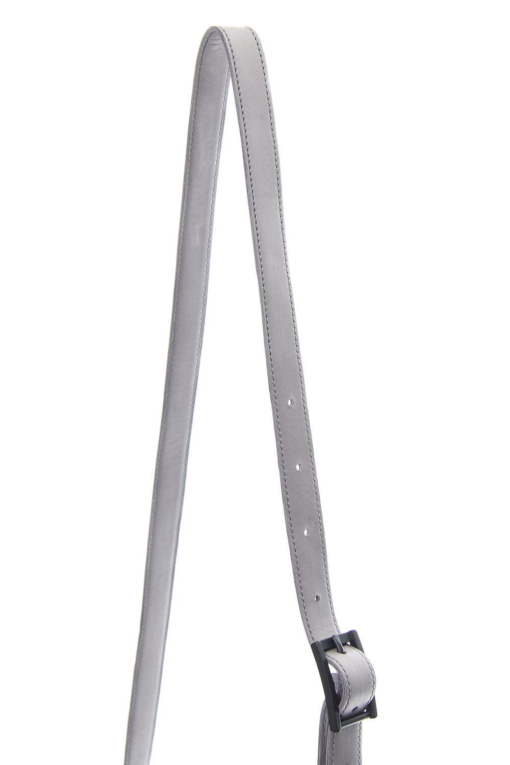 japanese Horse Sacoche Bag Buckle type Ice gray Wash & Oiled