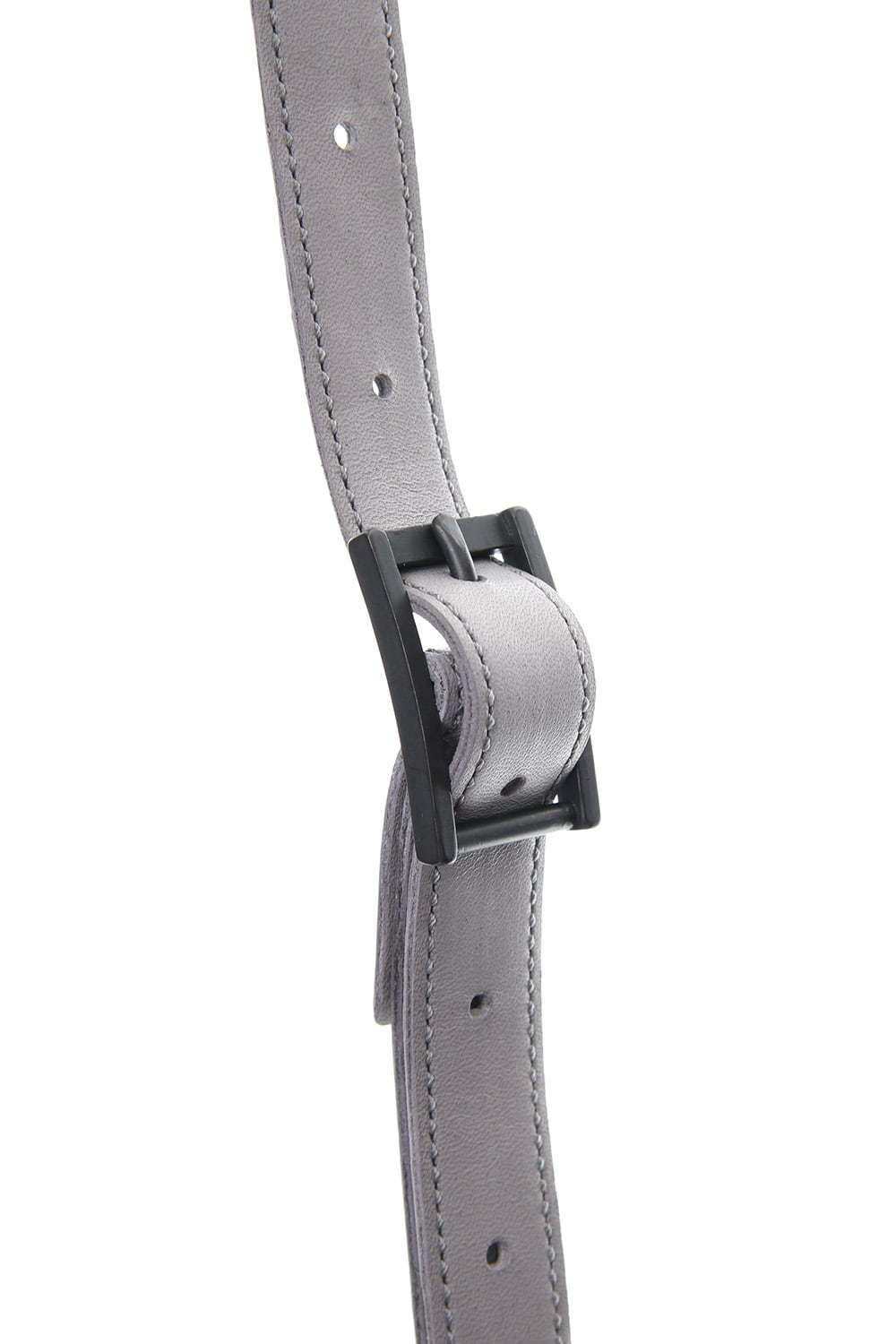 japanese Horse Sacoche Bag Buckle type Ice gray Wash & Oiled