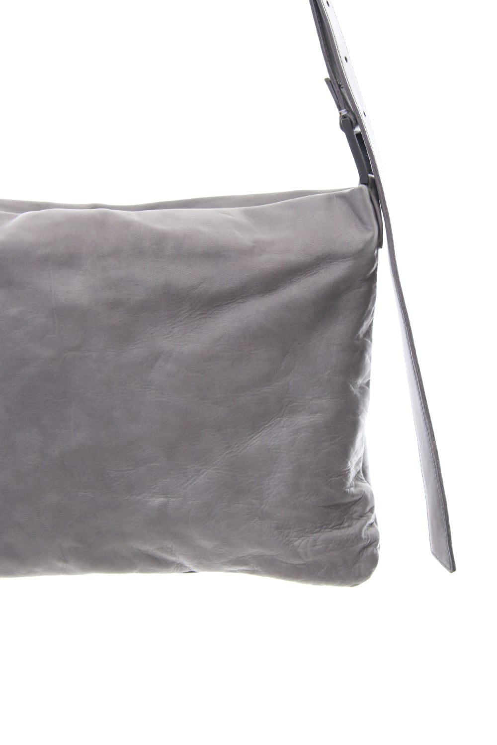 japanese Horse Sacoche Bag Buckle type Ice gray Wash & Oiled