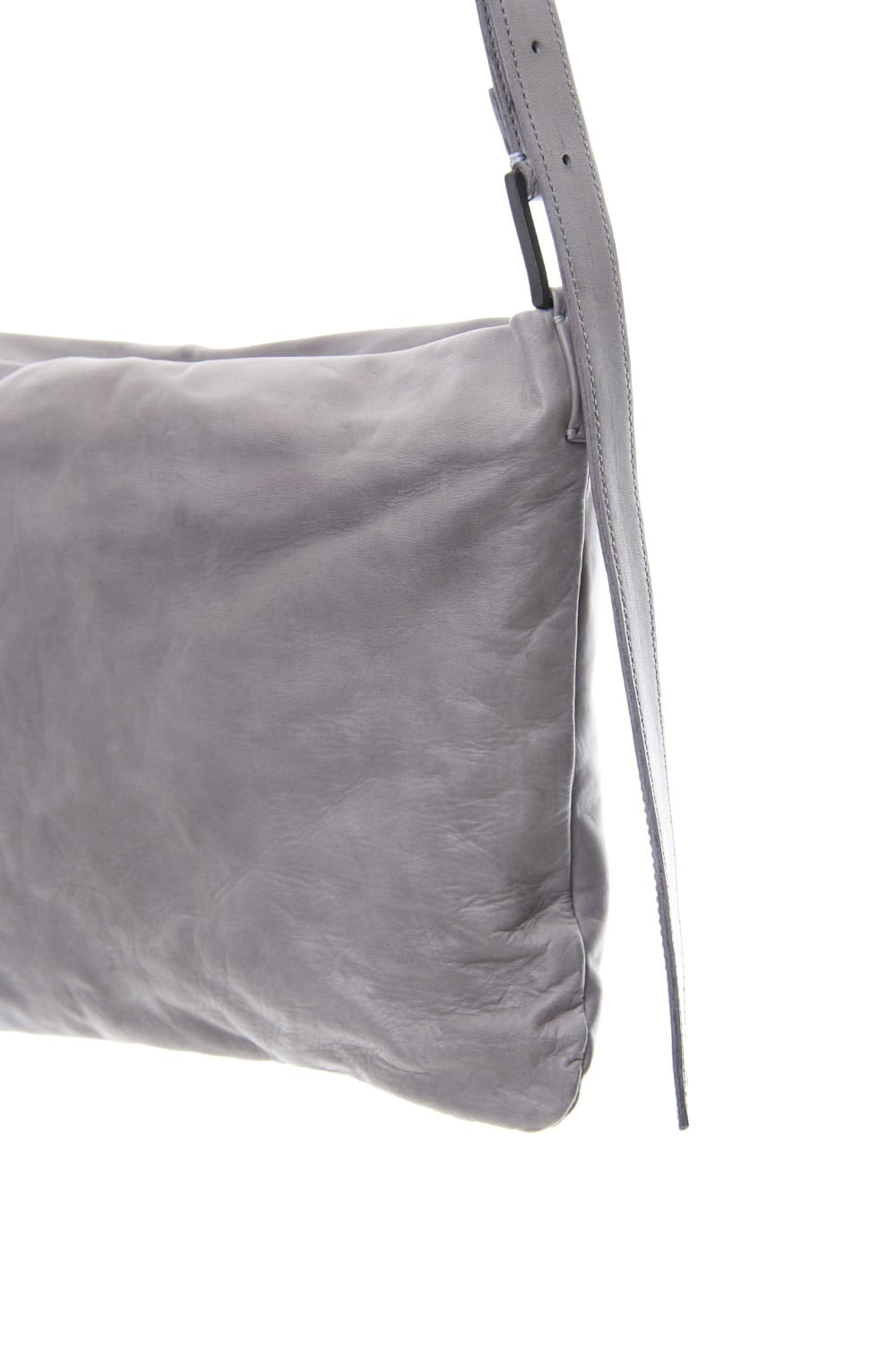 japanese Horse Sacoche Bag Buckle type Ice gray Wash & Oiled