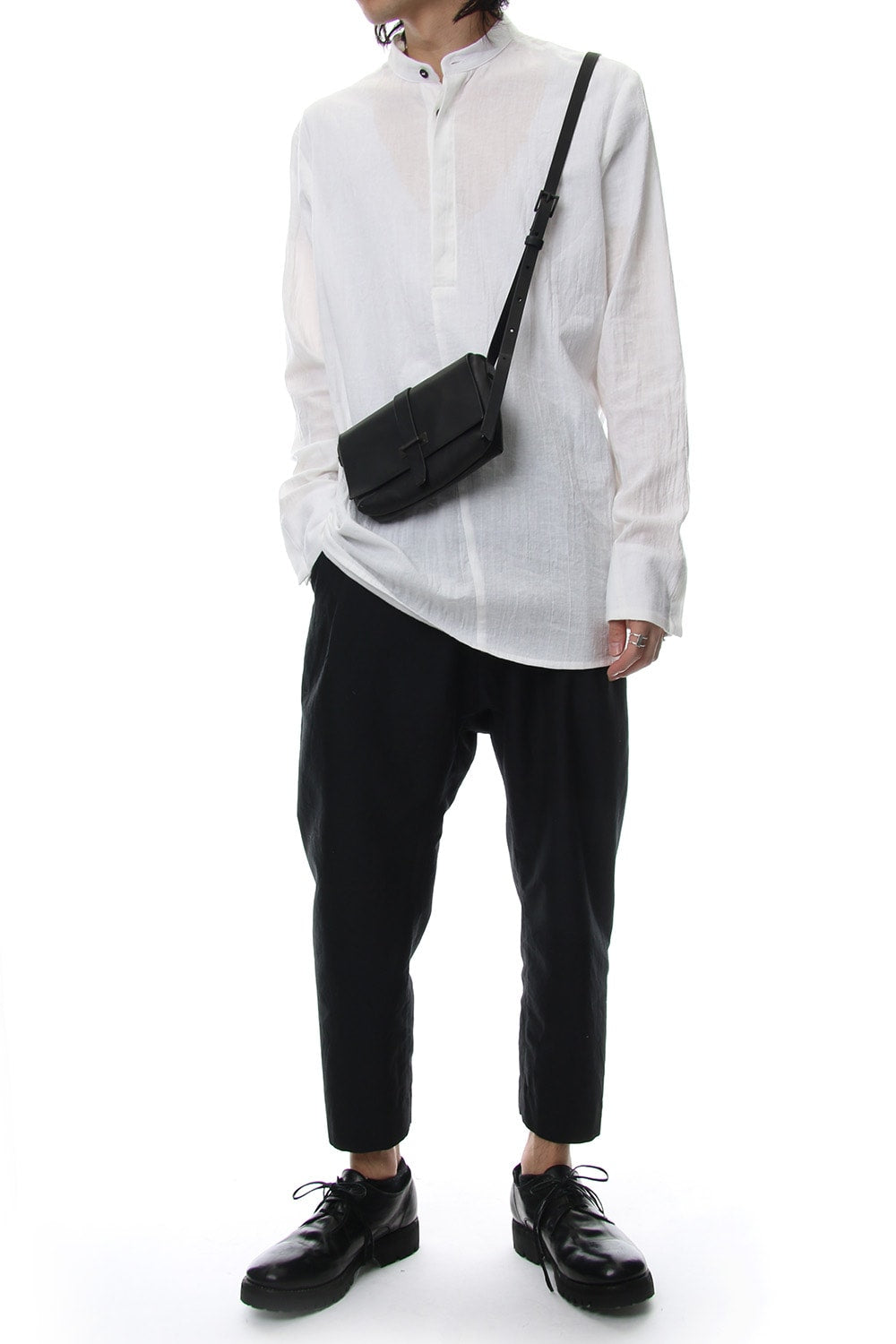 Oblong Mini shoulder Bag - A - Black