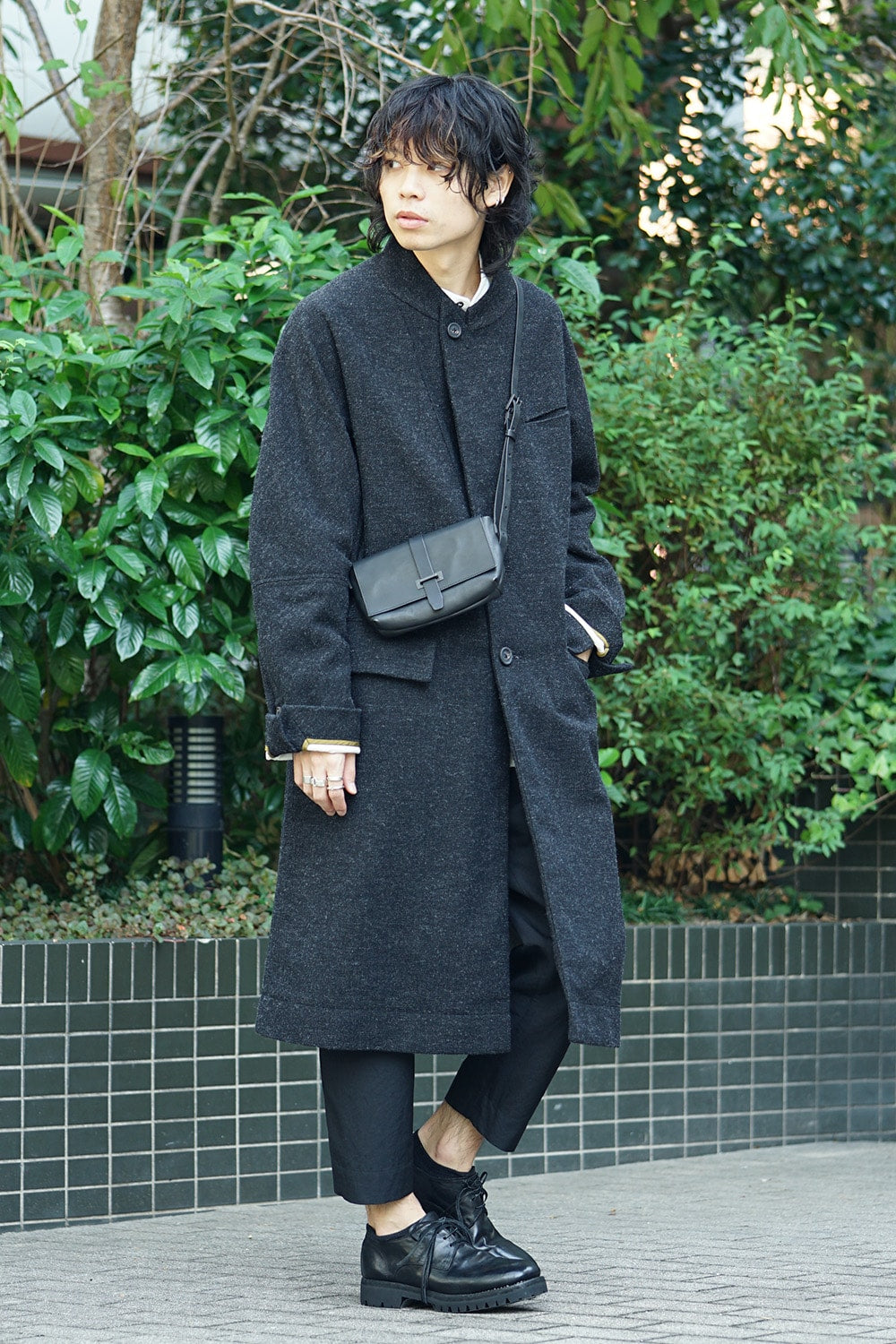 Oblong Mini shoulder Bag - A - Black