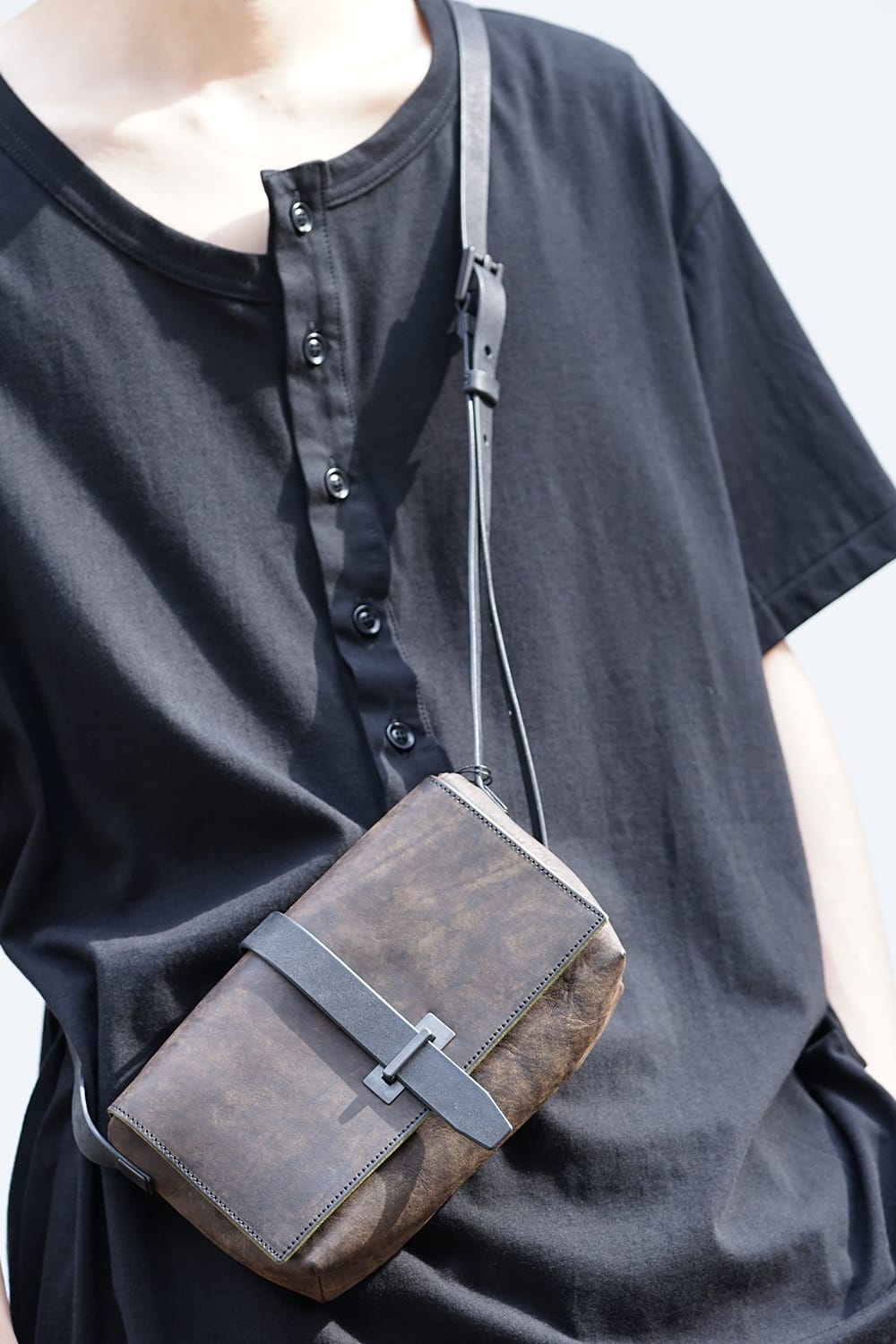 Oblong Mini Shoulder Bag - A - Smeraldo