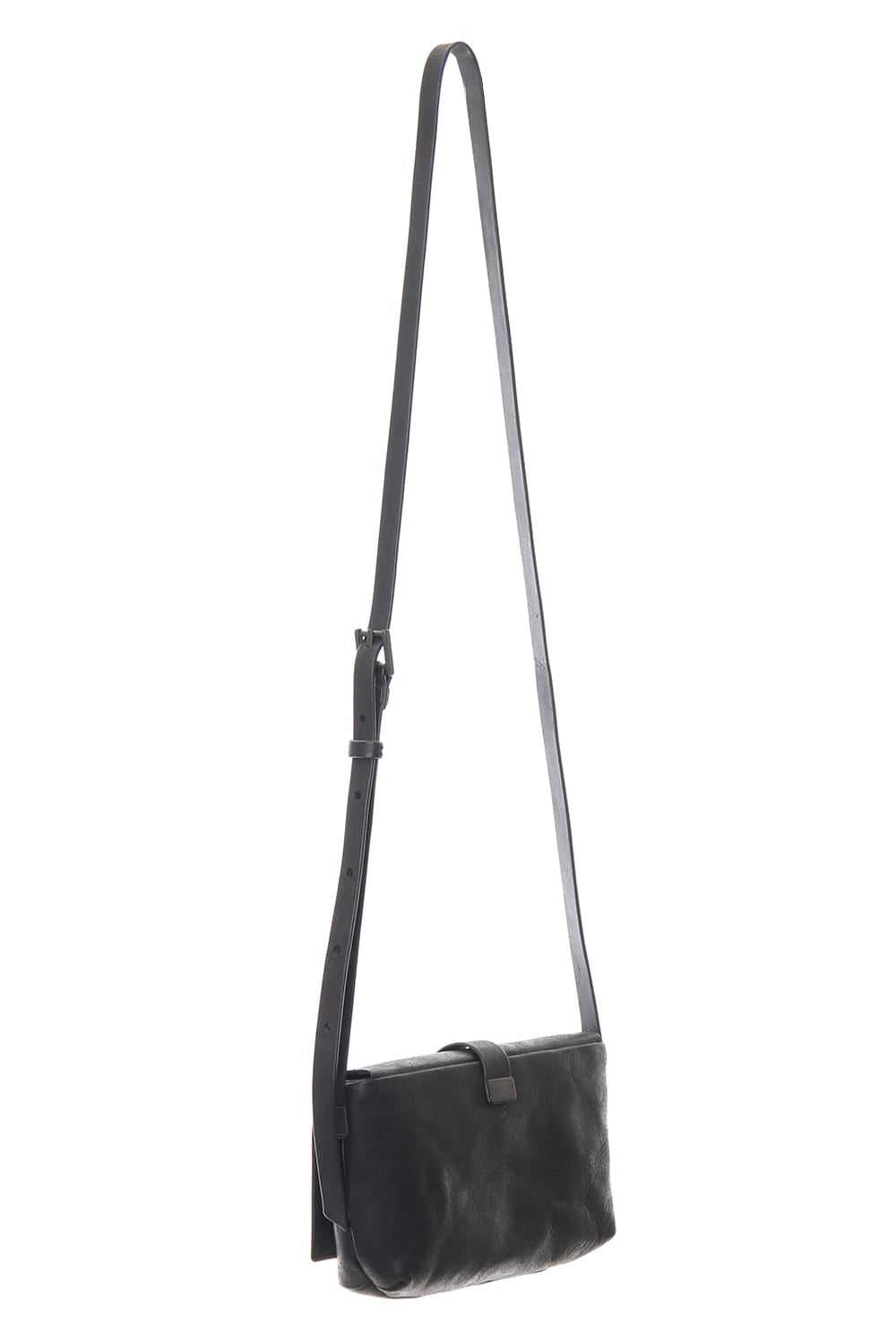 Oblong Mini Shoulder Bag - B - Black