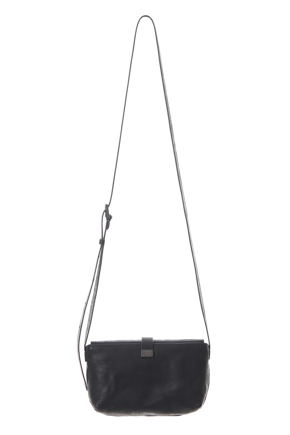Oblong Mini Shoulder Bag - B - Black