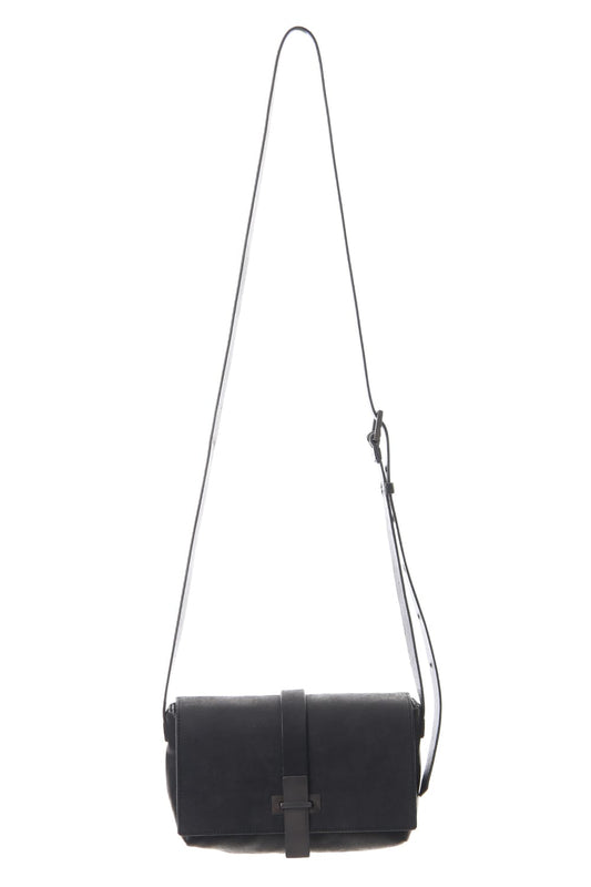 Oblong Mini Shoulder Bag - B - Black